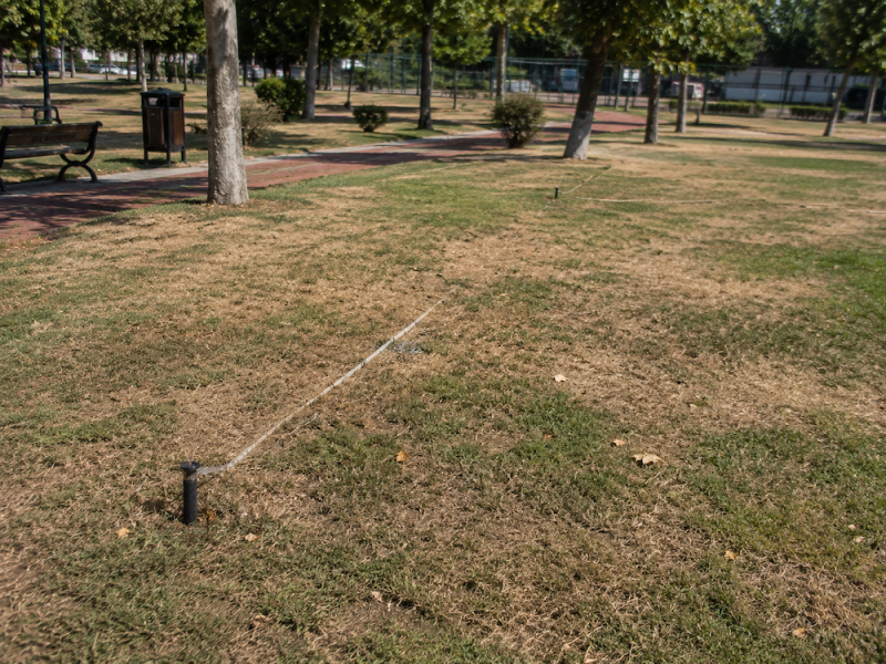 Park sulama sistemi arızalı