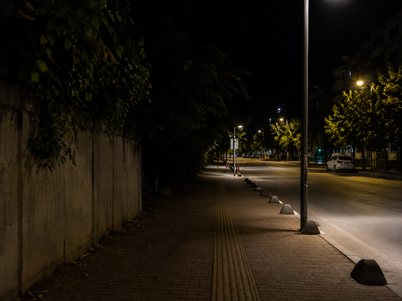 Gece saatlerinde yetersiz aydınlatma